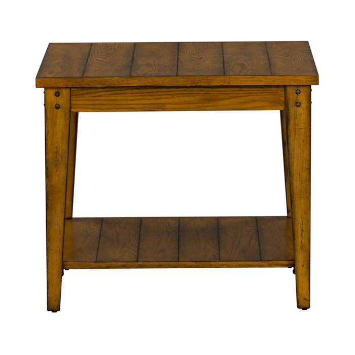 Lake House Square Lamp Table