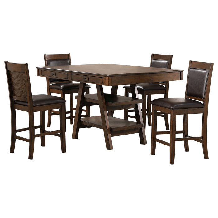 Dewey 5 Pc Counter Height Dining Sets
