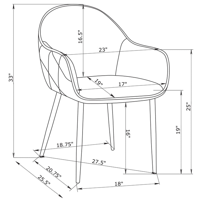 Emma Dining Arm Chair