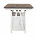 Farmhouse Gathering Table in White/Oak image