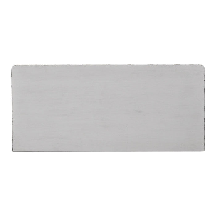 Backroads Drawer Chest in Weathered White/Parchment Brown