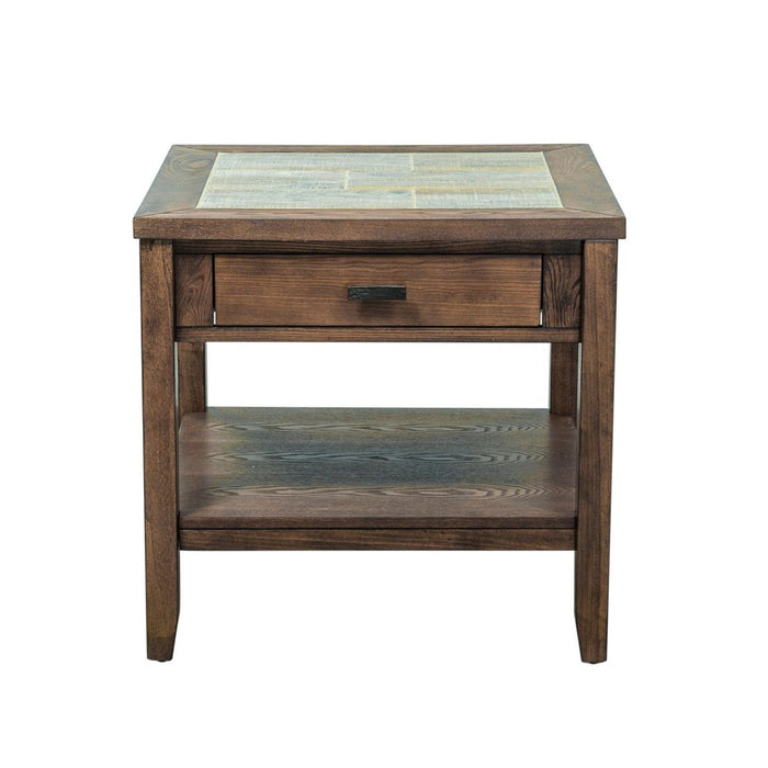 Liberty Furniture Mesa Valley End Table in Tobacco image