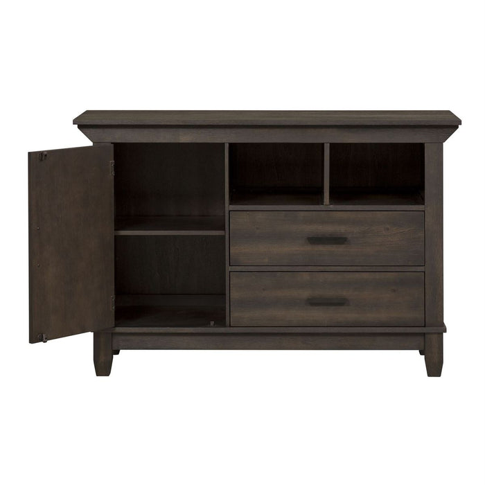 Liberty Furniture Double Bridge Sideboard in Dark Chestnut