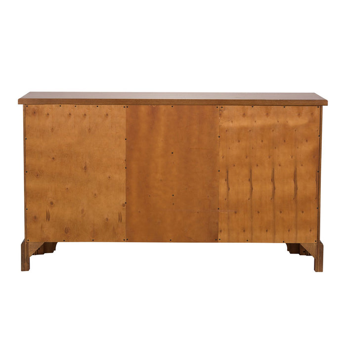 Treasures Buffet in Rustic Oak Finish
