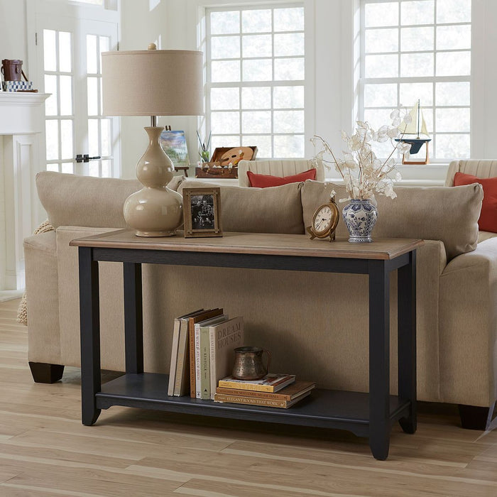 Liberty Furniture Summerville Sofa Table in Navy