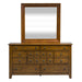 Grandpas Cabin King California Sleigh Bed, Dresser & Mirror, Chest image