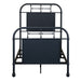 Liberty Furniture Vintage Series Twin Metal Bed in Navy image