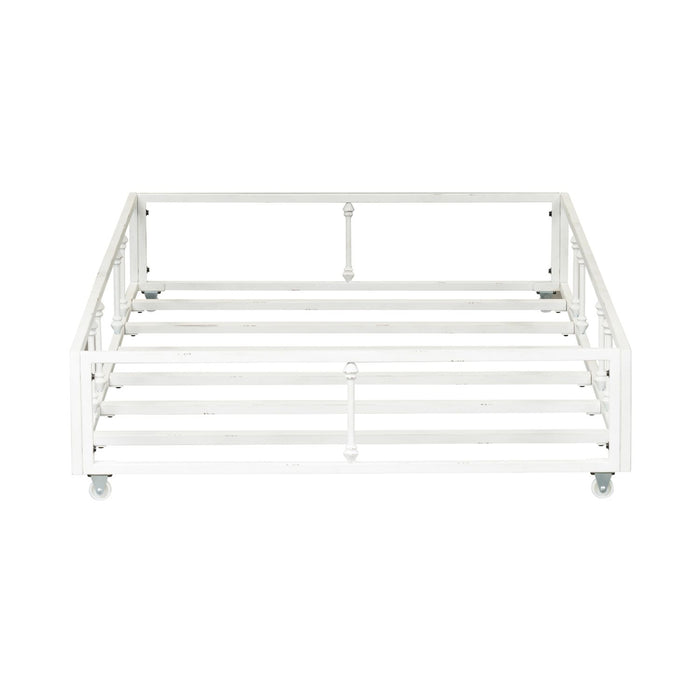 Vintage Series Twin Metal Trundle in Antique White image
