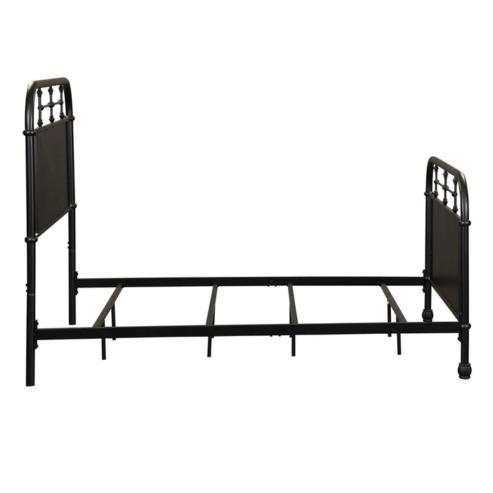 Vintage Series Full Metal Bed in Black