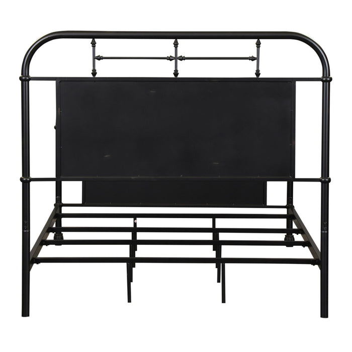 Vintage Series Full Metal Bed in Black