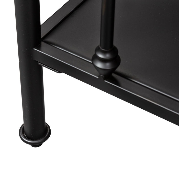 Vintage Series Open Nightstand in Black