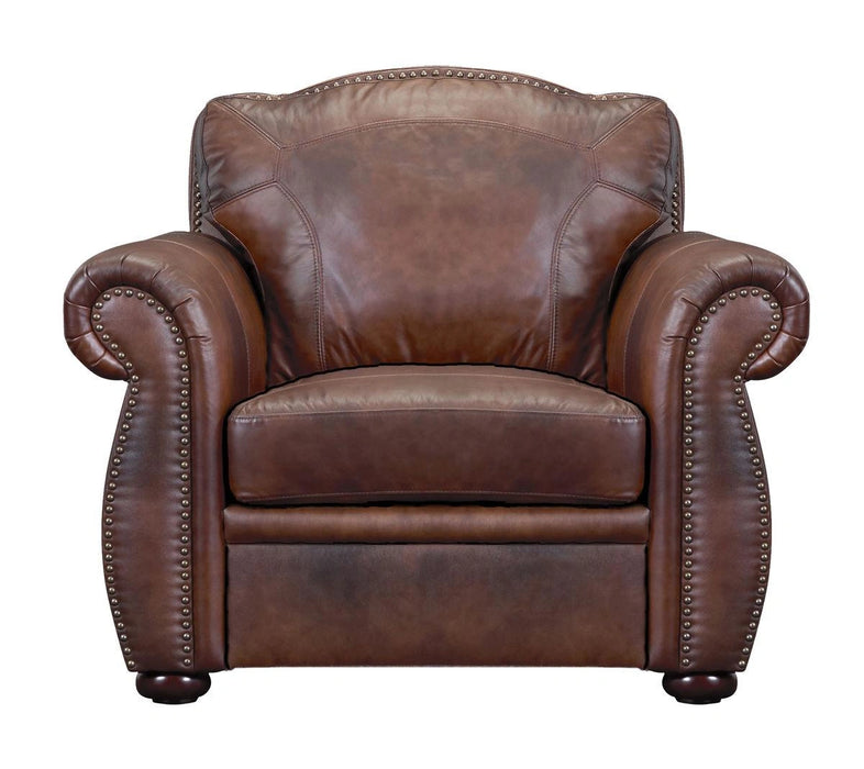 Leather Italia USA Cambria Arizona Chair in Marco