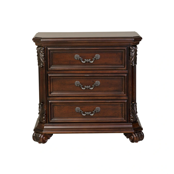 Messina Estates Poster Bed, Dresser & Mirror, Chest, Night Stand image