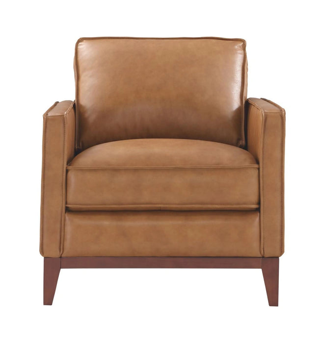 Leather Italia Georgetowne-Newport Chair in Camel