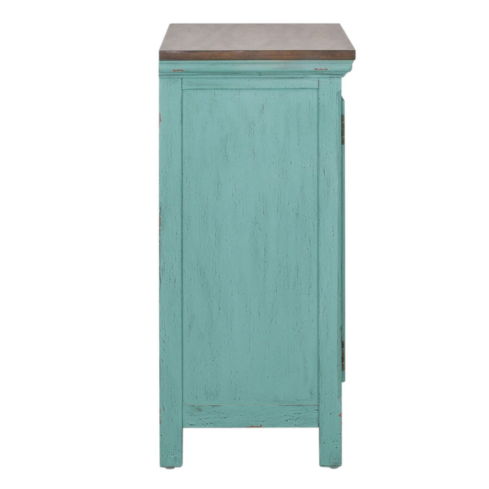 Kensington 2 Door Accent Cabinet in Turquoise