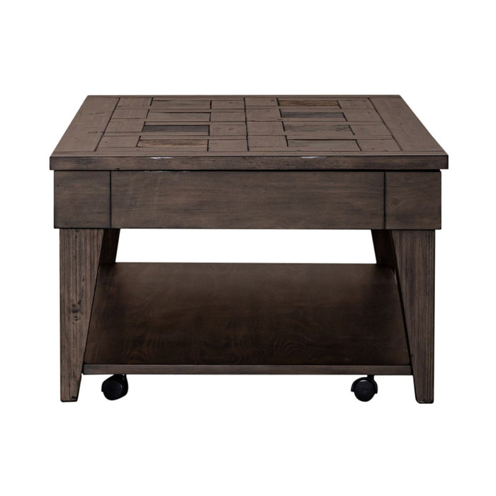 Arrowcreek Lift Top Cocktail Table in Weathered Stone