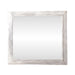 River Place Mirror in Riverstone White and Tobacco image