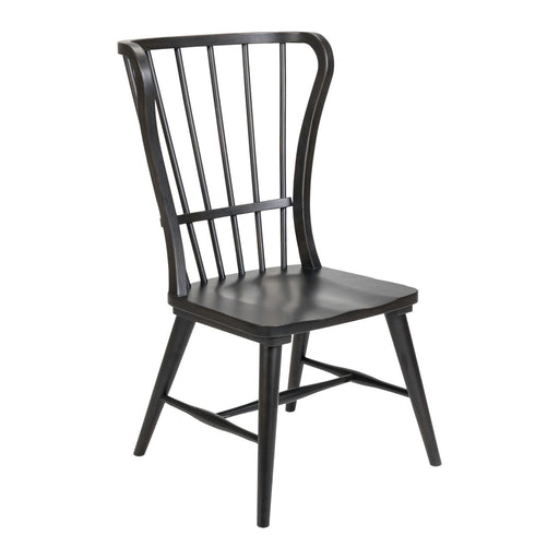 River Place Windsor Back Side Chair - Black (RTA) image