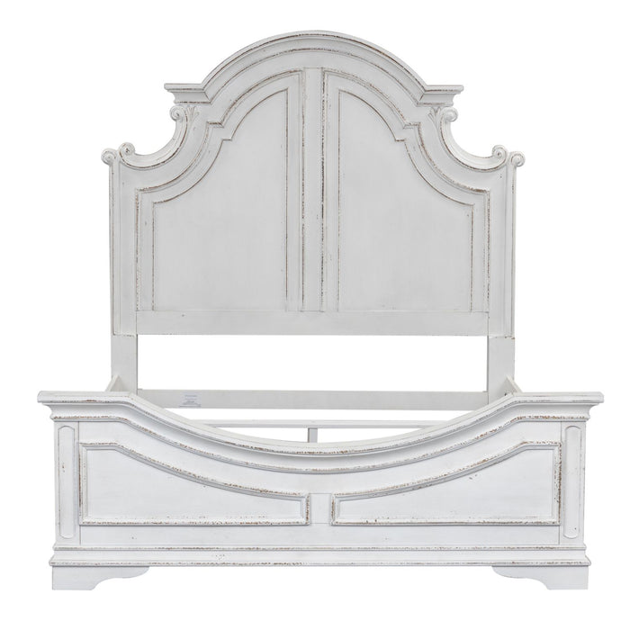 Magnolia Manor Queen Panel Bed, Dresser & Mirror, Chest