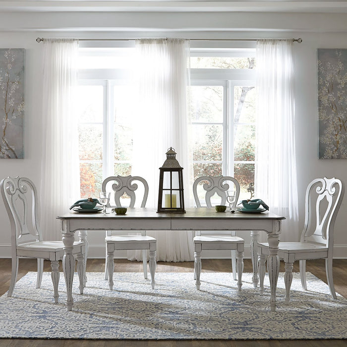 Magnolia Manor Opt 5 Piece Leg Table Set image