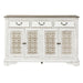 Magnolia Manor Hall Buffet in Antique White image