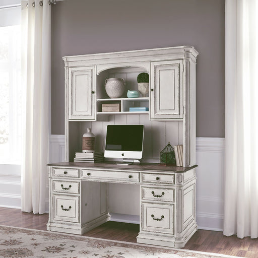 Magnolia Manor Jr Executive Credenza Hutch image