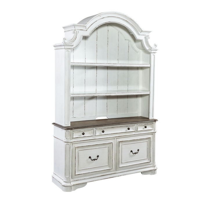Magnolia Manor Opt Credenza & Hutch image