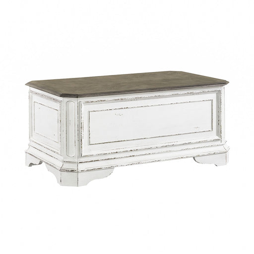 Magnolia Manor Storage Trunk in Antique White image