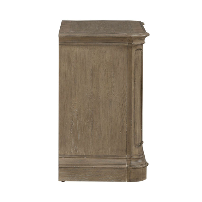 Magnolia Manor II 2 Drawer Nightstand in Weathered Bisque