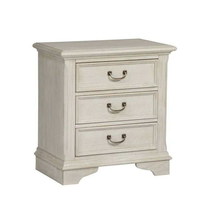 Liberty Furniture Bayside Drawer Nightstand in Antique White