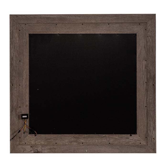 Horizons Lighted Mirror in Graystone