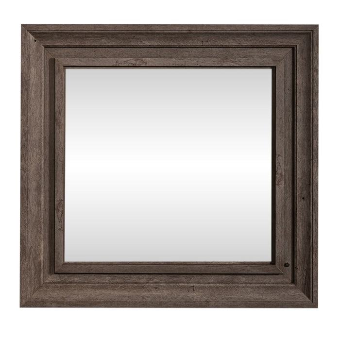 Horizons Lighted Mirror in Graystone
