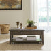 Paradise Valley Lift Top Cocktail Table in Saddle Brown image