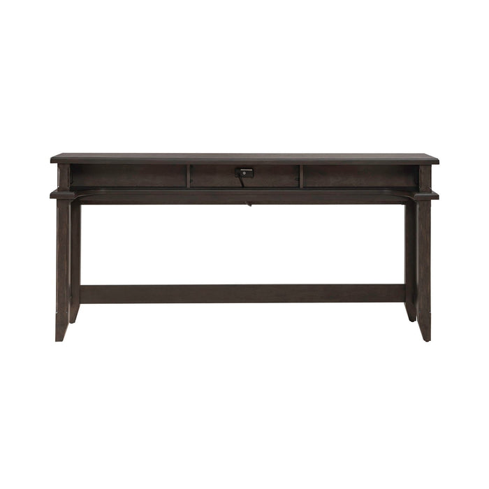 Paradise Valley Console Bar Table in Saddle Brown