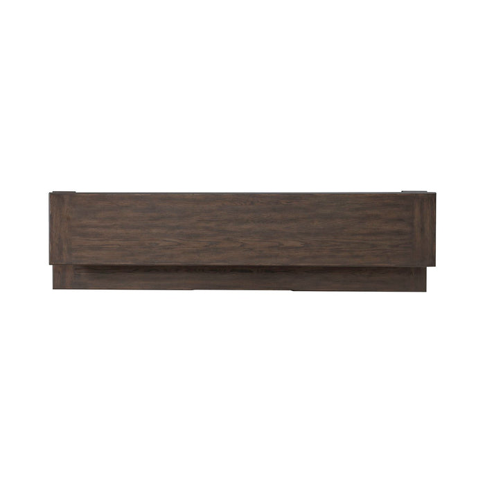 Paradise Valley Console Bar Table in Saddle Brown