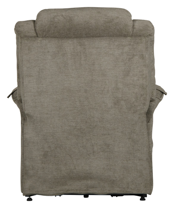 Invincible Pow'r Lift Full Lay-Out Chaise Recliner