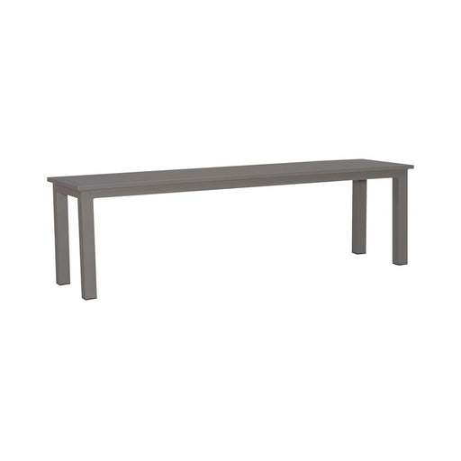Liberty Furniture Plantation Key Outdoor Dining Bench in Granite image