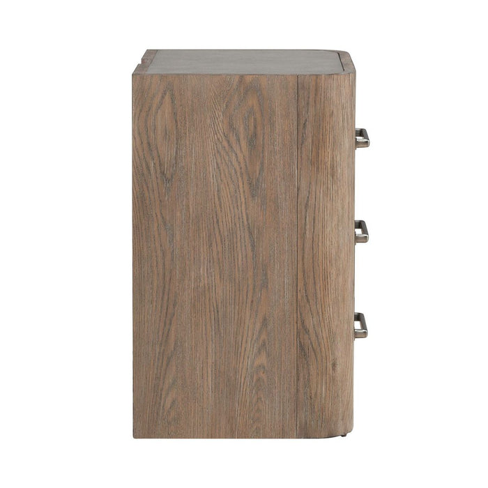 Liberty Furniture South Bend Nightstand w/ Charging Station in Burnished Clay