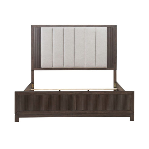 Liberty Furniture Modern Edge Queen Upholstered Bed in Caffe image