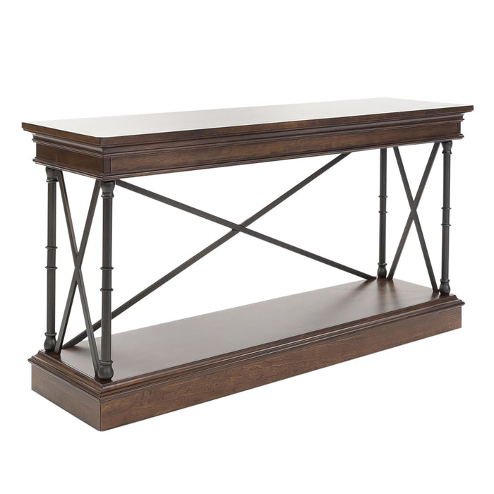 Tribeca Rectangular Sofa Table in Cordovian Brown