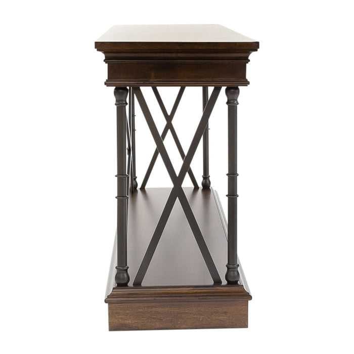 Tribeca Rectangular Sofa Table in Cordovian Brown