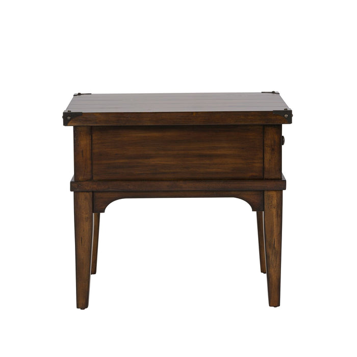 Aspen Skies End Table in Russet Brown image