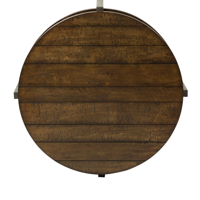 Breckinridge Round Cocktail Table in Mahogany