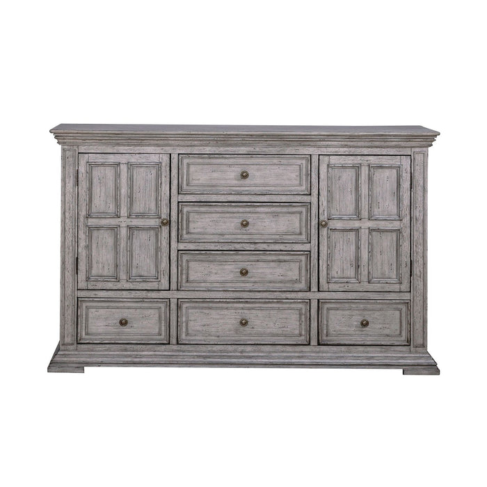 Big Valley 2 Door 6 Drawer Dresser image