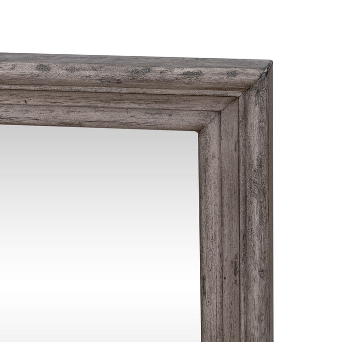 Liberty Furniture Big Valley Mirror in Graystone