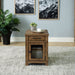 Liberty Furniture Pinebrook Ridge Chairside Table in Weathered Toffee image