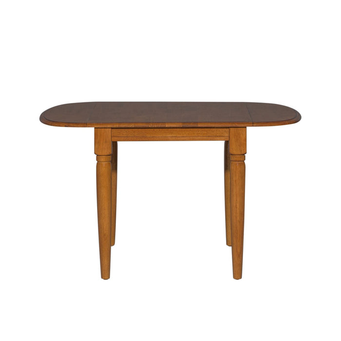 Creations II Drop Leaf Table in Tobacco Finish image