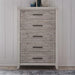 Backroads Drawer Chest in Weathered White/Parchment Brown image