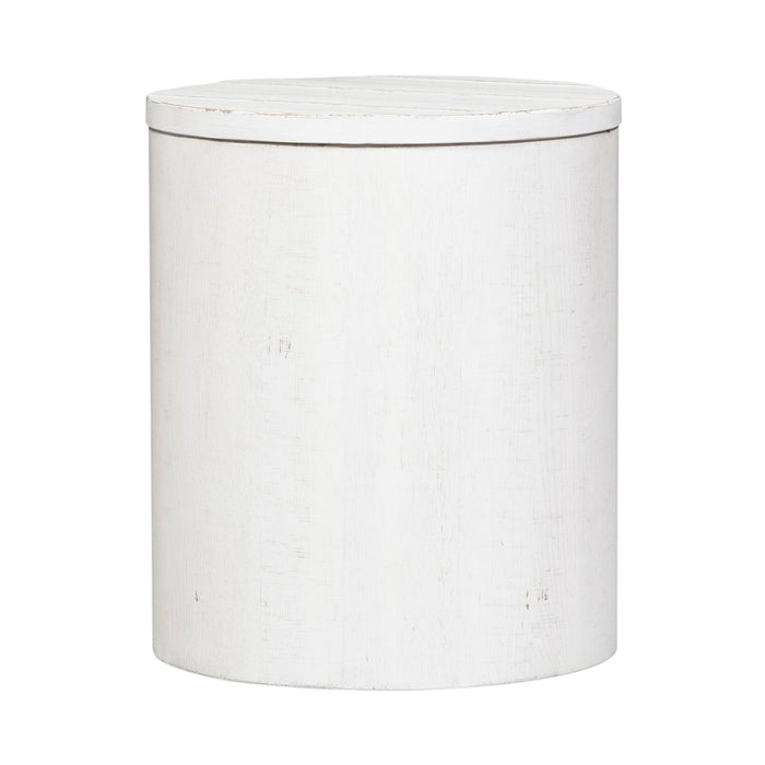 Modern Farmhouse Drum End Table image