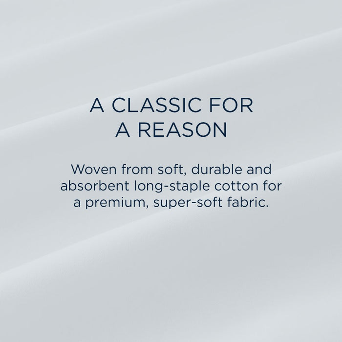 TEMPUR Classic Cotton Sheet Set Sleepy Silver Mist